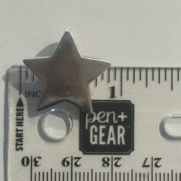 Retired James Avery Sterling Smooth Heart Slider Pendant - Picture 7 of 8